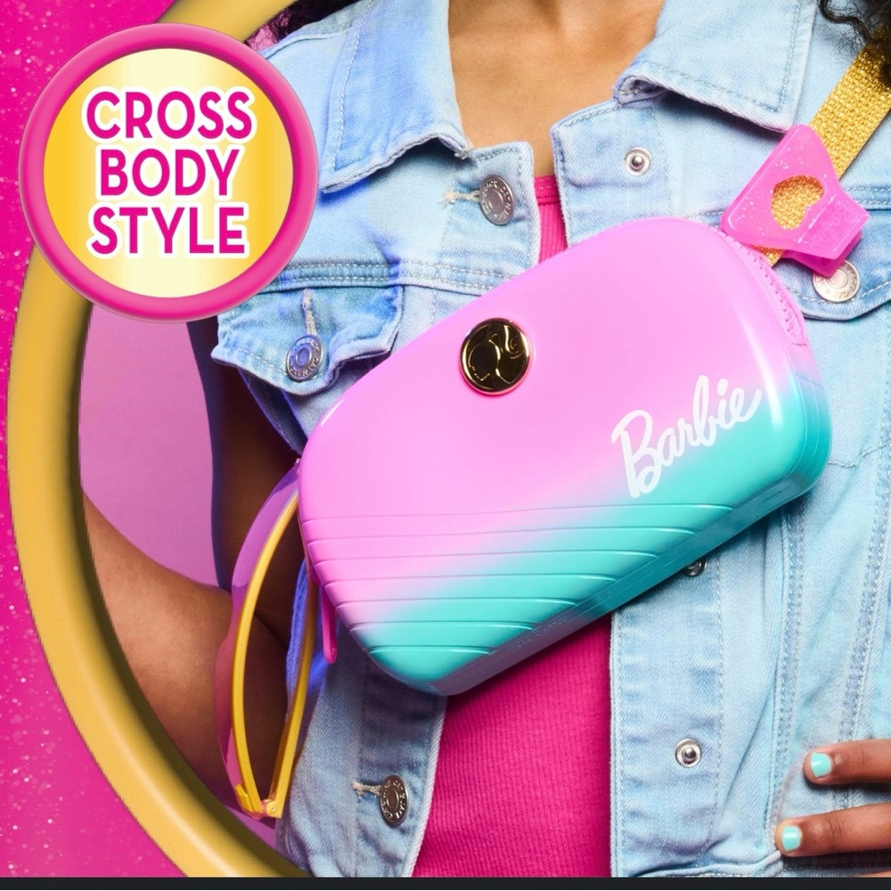 Barbie Pink and Teal Crossbody Bag